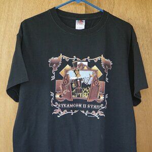 Rare 2010 Fruit of the Loom Steamcon II Staff Jade Gordon 2010 Large T-Shirt